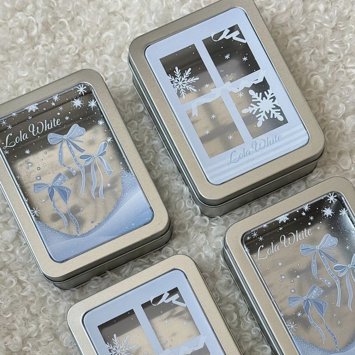 Hộp thiếc đa năng bạc (10,7x7,3x2,5cm)