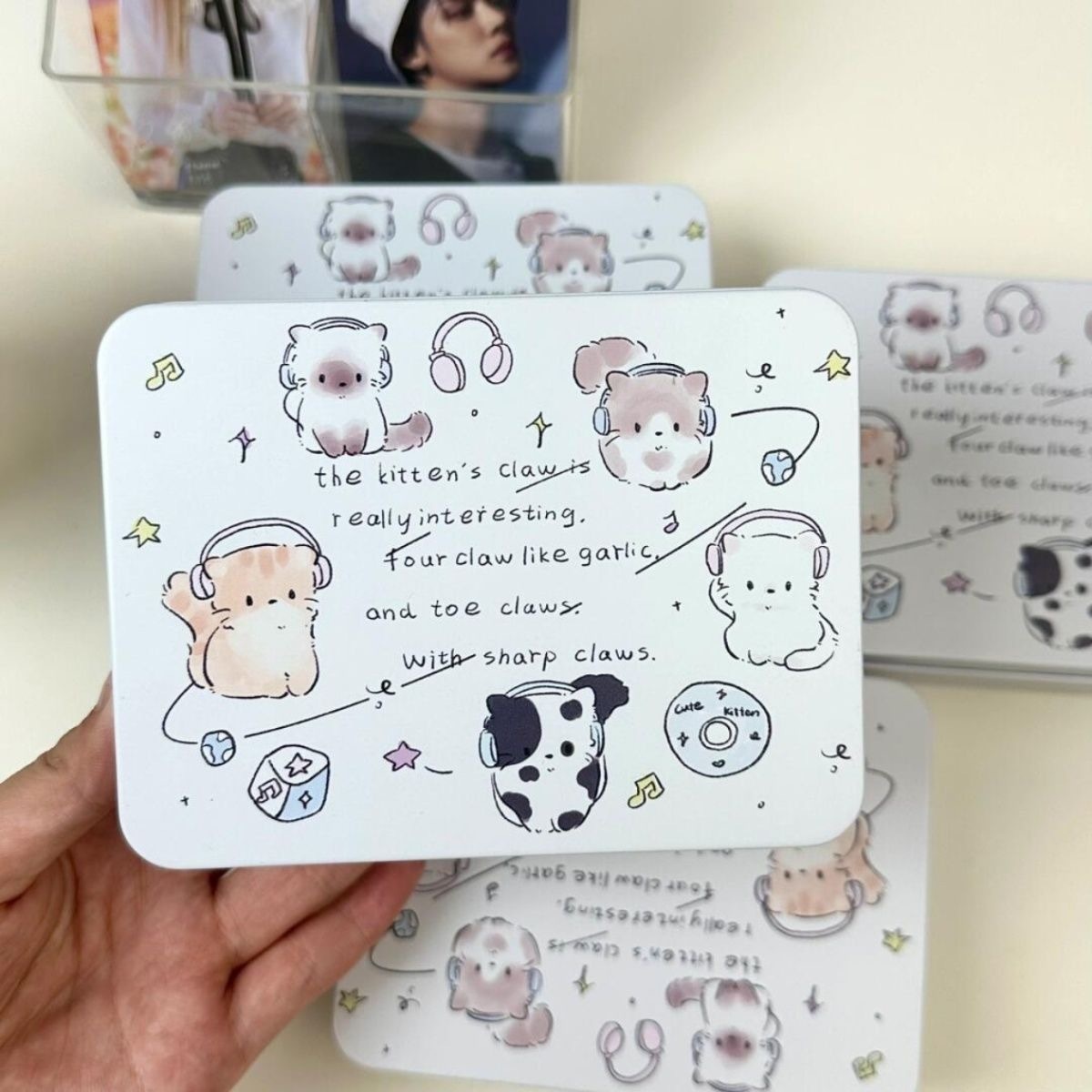 Hộp thiếc đa năng Cartoon (12x9x4cm)