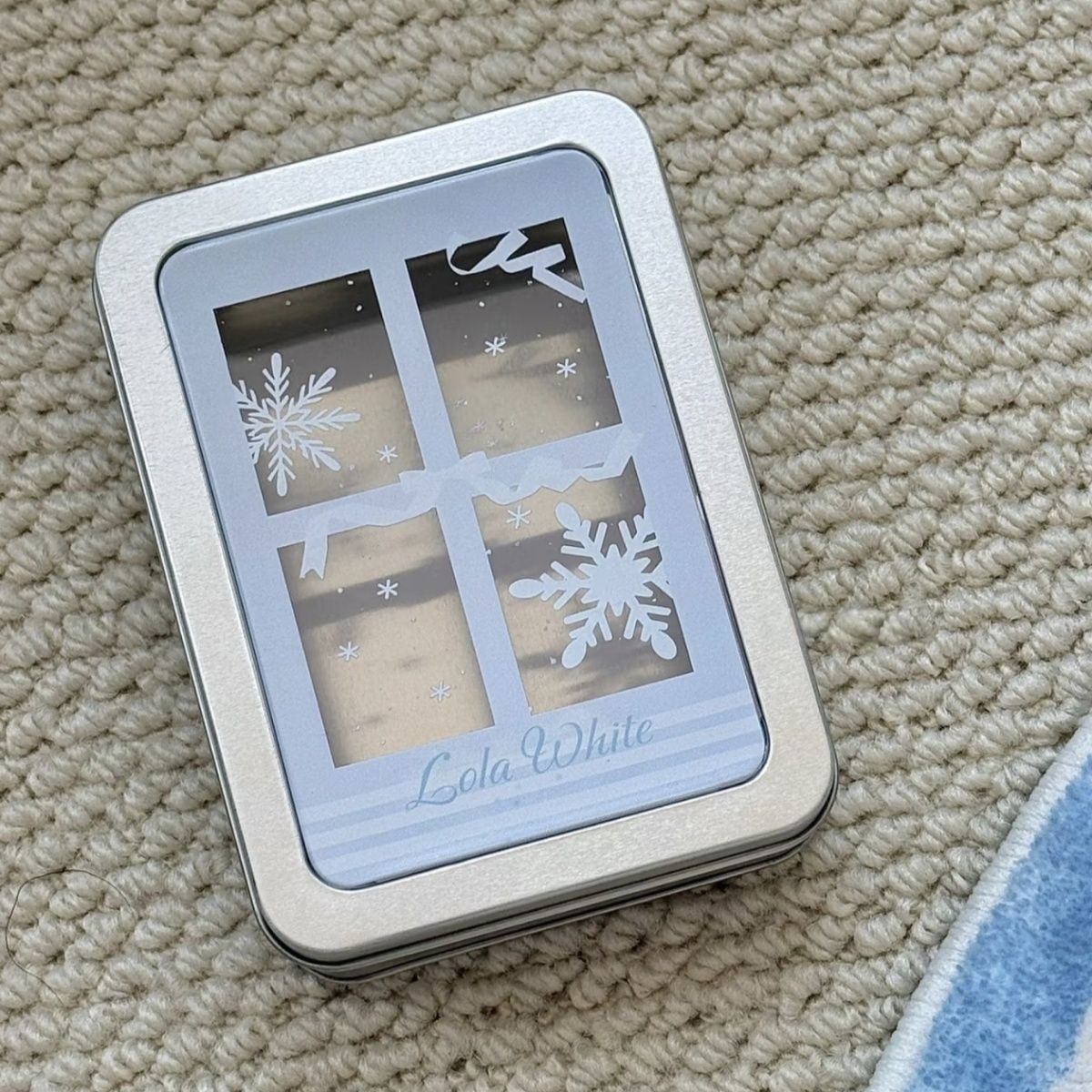 Hộp thiếc đa năng bạc (10,7x7,3x2,5cm)