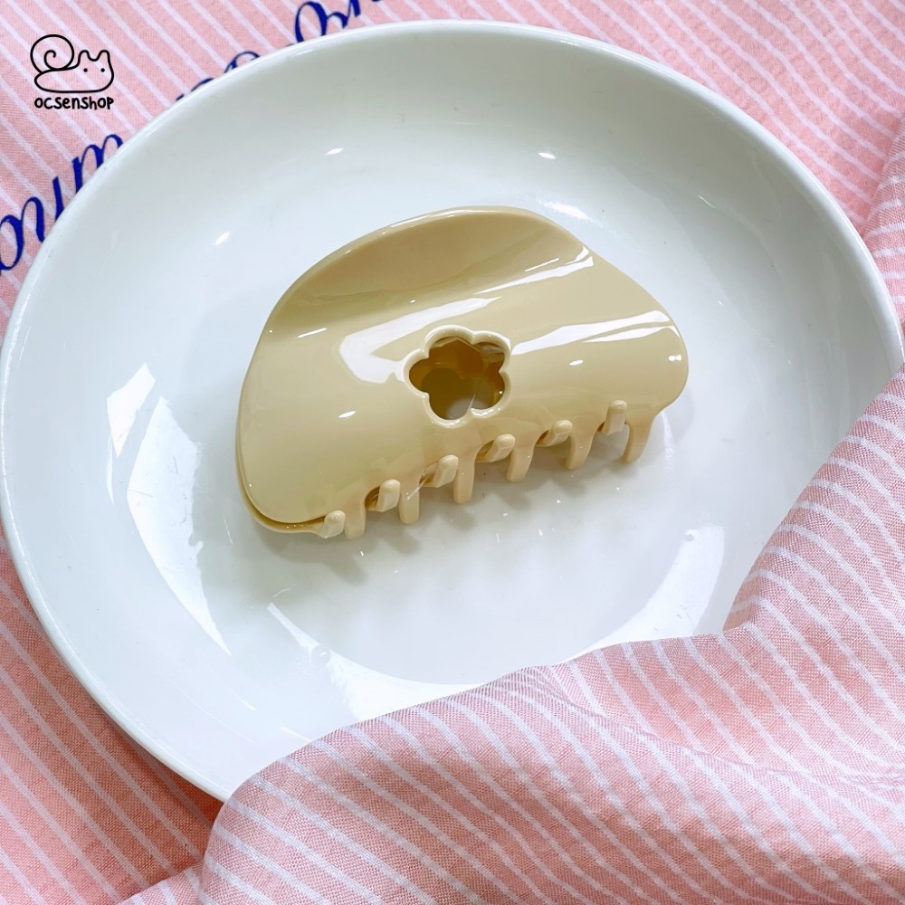 Kẹp càng cua chữ D hoa rỗng (9cm)