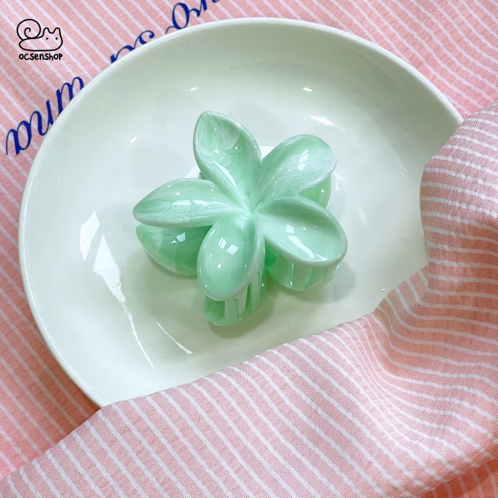 Kẹp càng cua hoa sứ Marble (8cm)