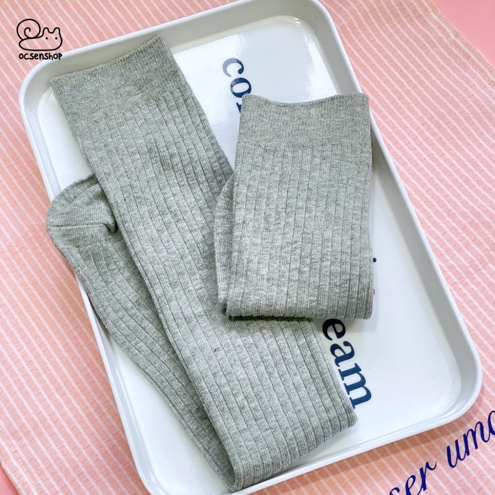 Tất cao cổ dài đến đầu gối gân sọc