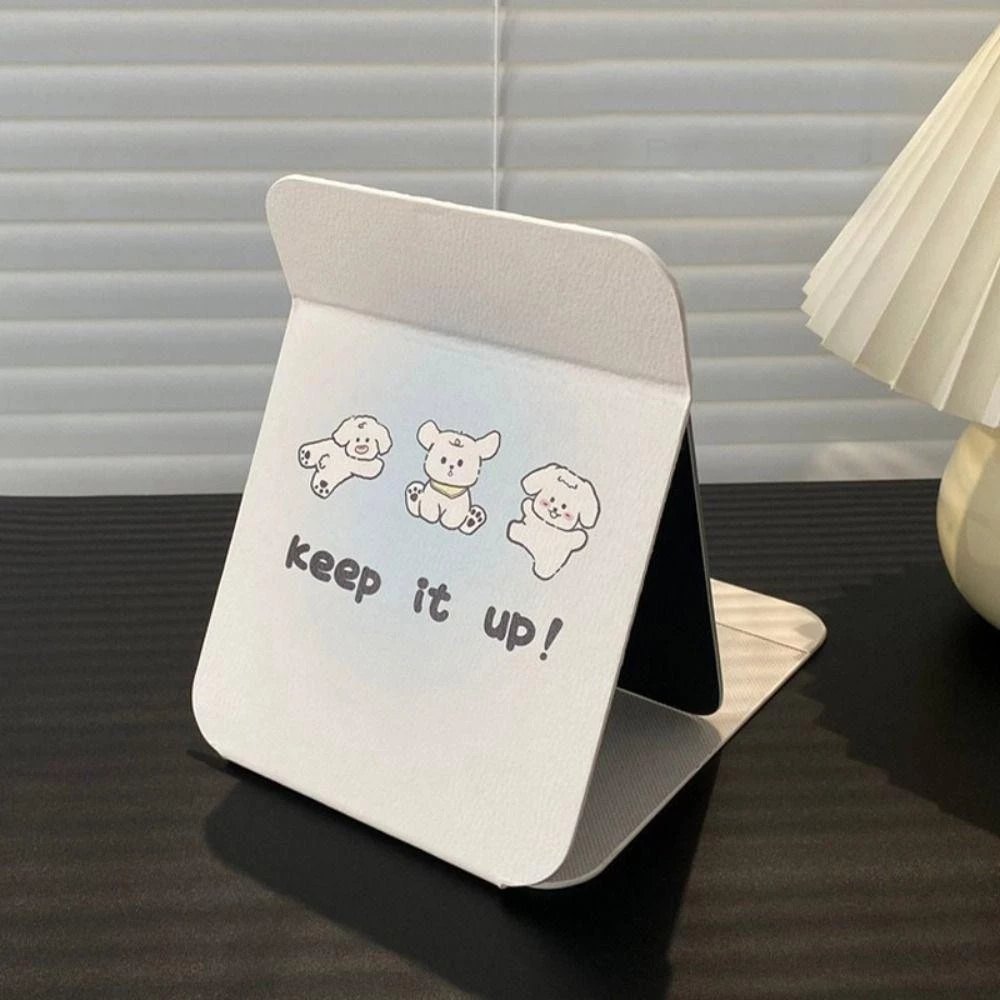 Gương gập bọc da Động vật (21x15,7cm)