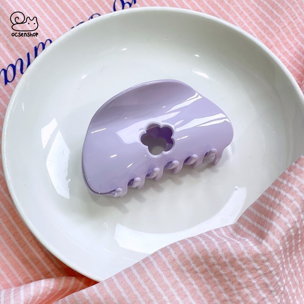 Kẹp càng cua chữ D hoa rỗng (9cm)