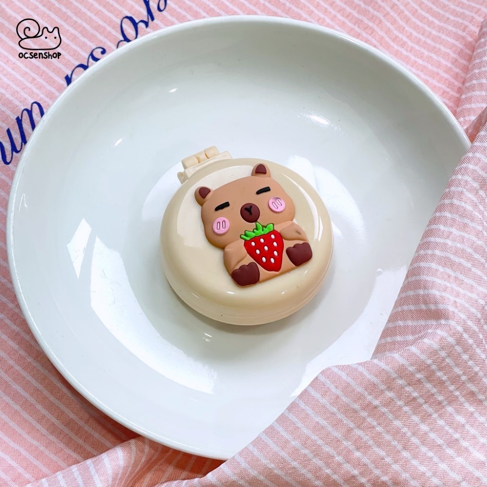 Gương gập kèm lược Capybara