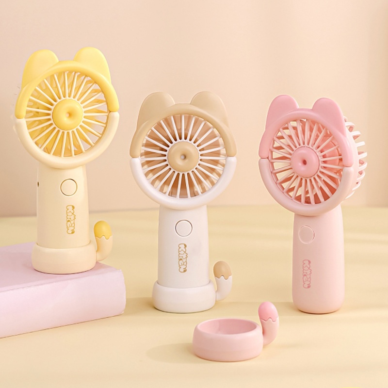 Quạt USB Kitten kèm đế (250mAh)