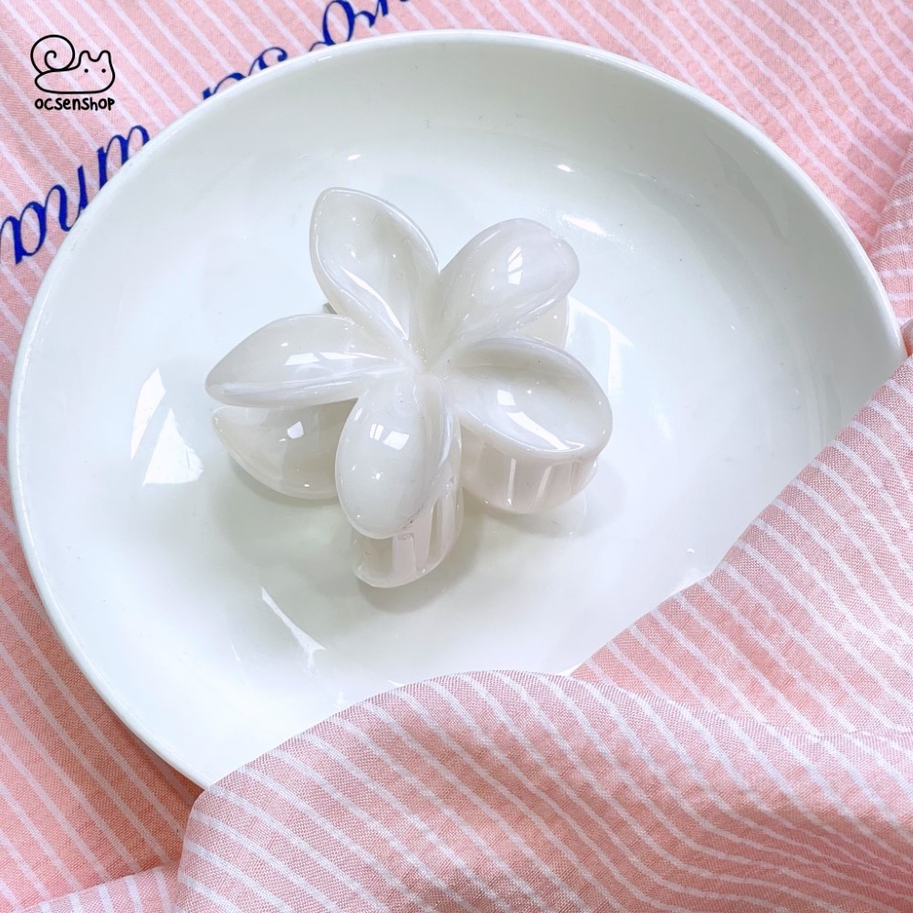 Kẹp càng cua hoa sứ Marble (8cm)
