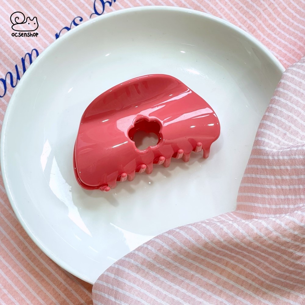 Kẹp càng cua chữ D hoa rỗng (9cm)