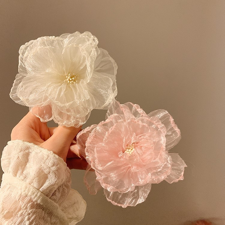 Kẹp tóc Hoa mẫu đơn
