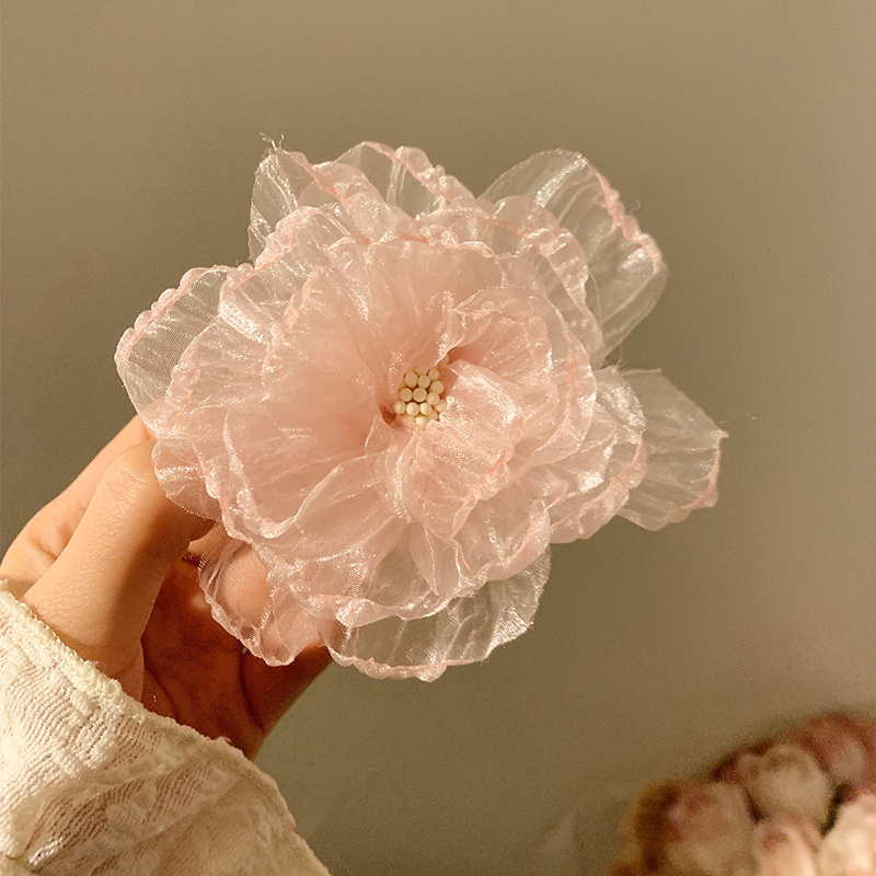 Kẹp tóc Hoa mẫu đơn