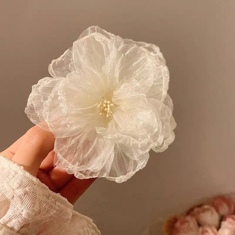Kẹp tóc Hoa mẫu đơn