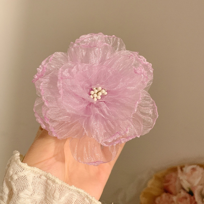 Kẹp tóc Hoa mẫu đơn