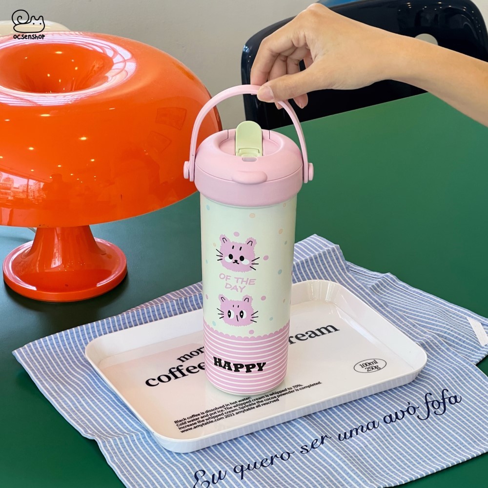 Bình giữ nhiệt Động vật Happy (650ml)