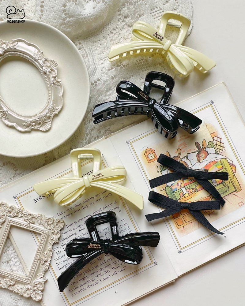 Kẹp càng cua Nơ Barrette la France (12,4cm)