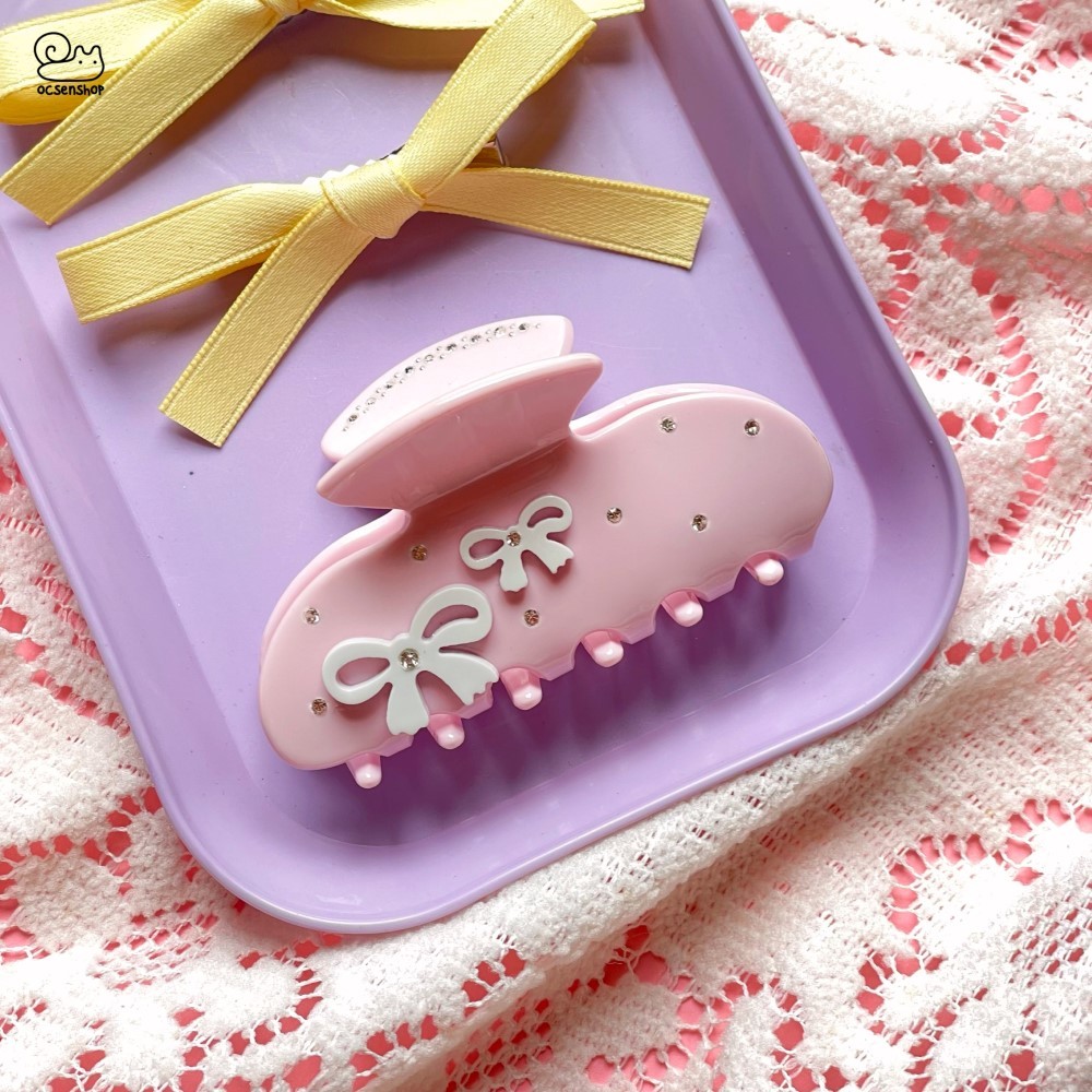Kẹp càng cua gắn đá Nơ (8cm)