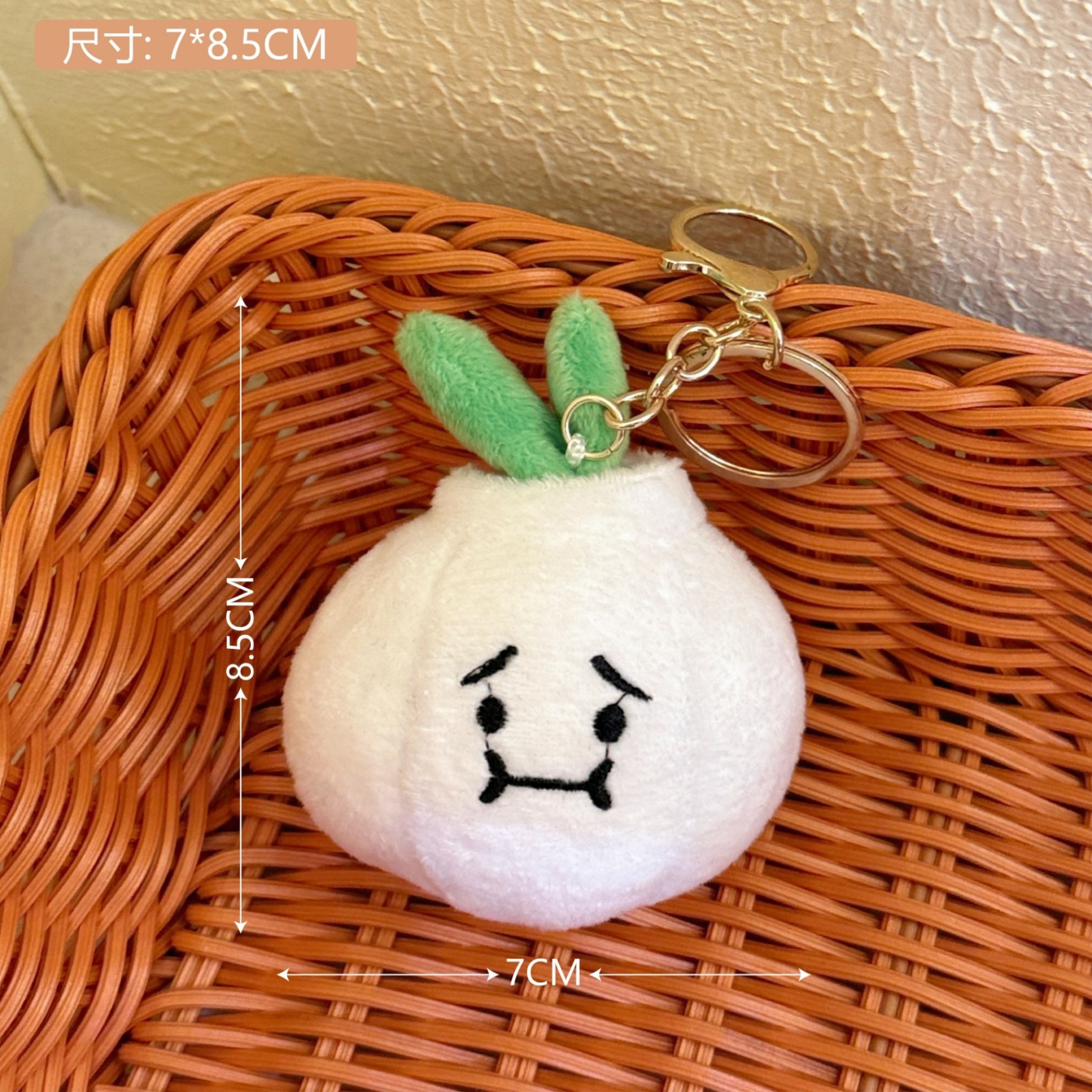 Móc khóa bông Rau Củ emotion