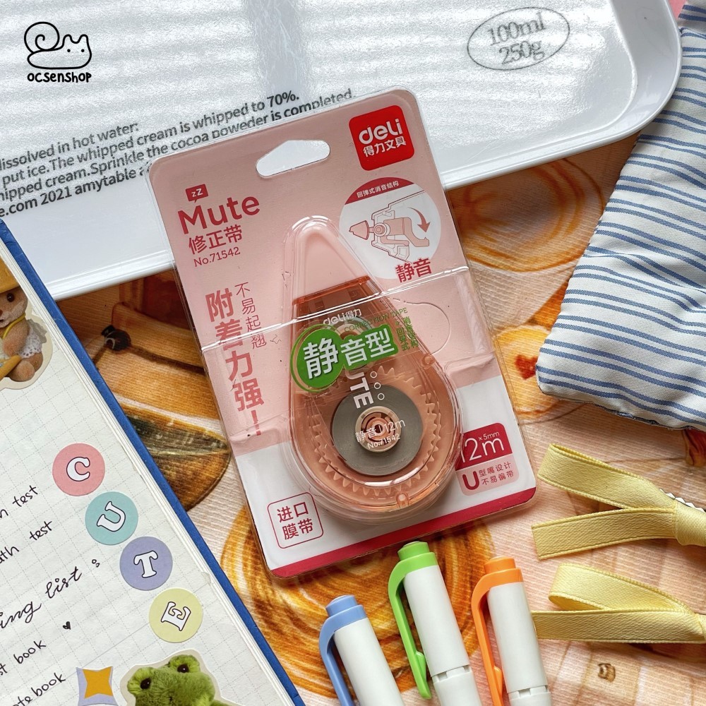 Bút xóa băng Deli No.71542 đặc