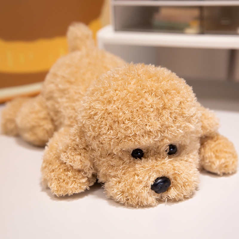 Cún bông xù nằm (33cm)