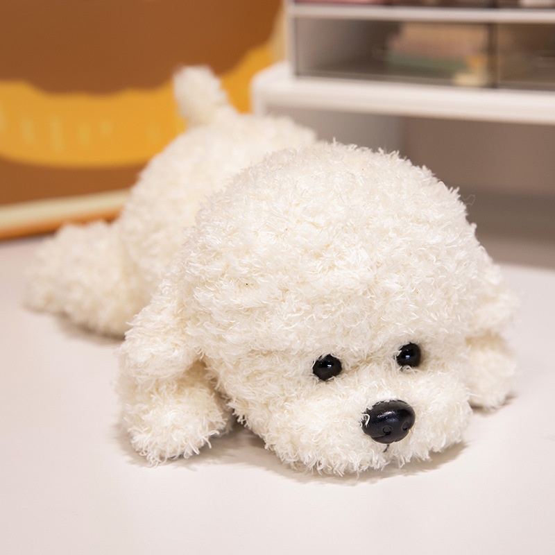 Cún bông xù nằm (33cm)