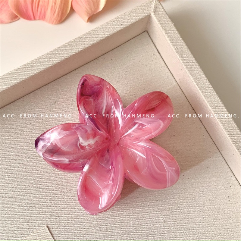 Kẹp càng cua hoa sứ Marble (8cm)