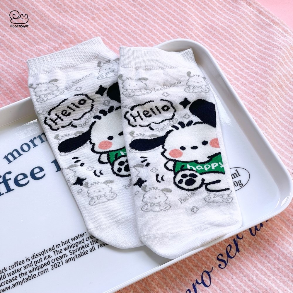 Tất ngắn cổ Pochacco