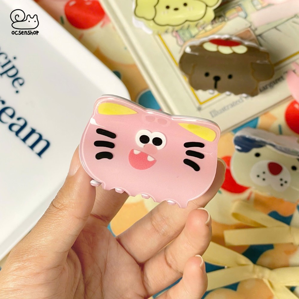 Kẹp càng cua mặt động vật (6cm)
