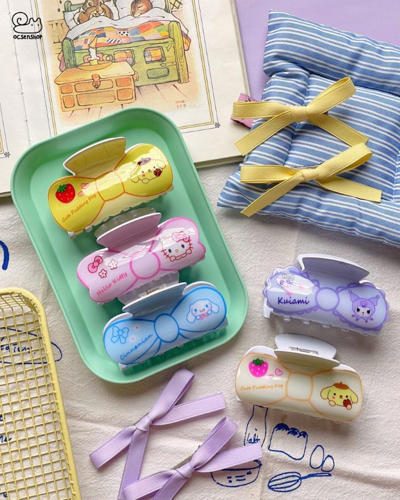 Kẹp càng cua Nơ sanrio (8cm)