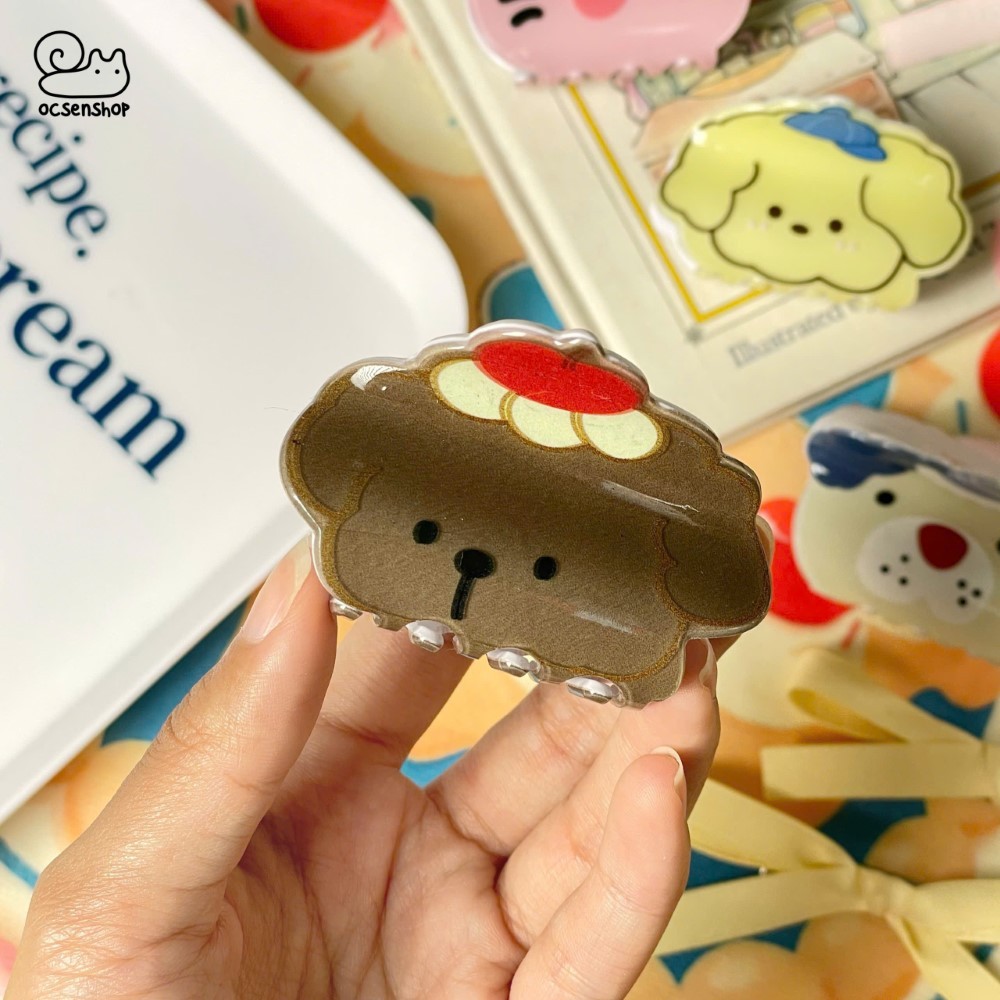 Kẹp càng cua mặt động vật (6cm)