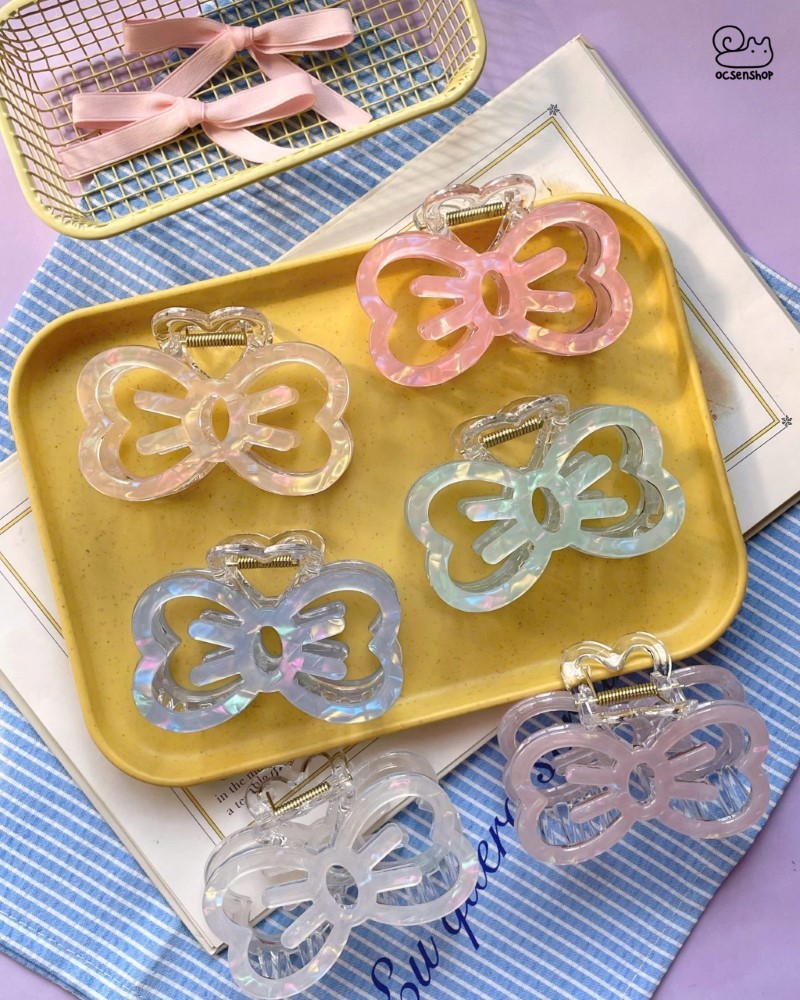 Kẹp càng cua Nơ xà cừ (8cm)