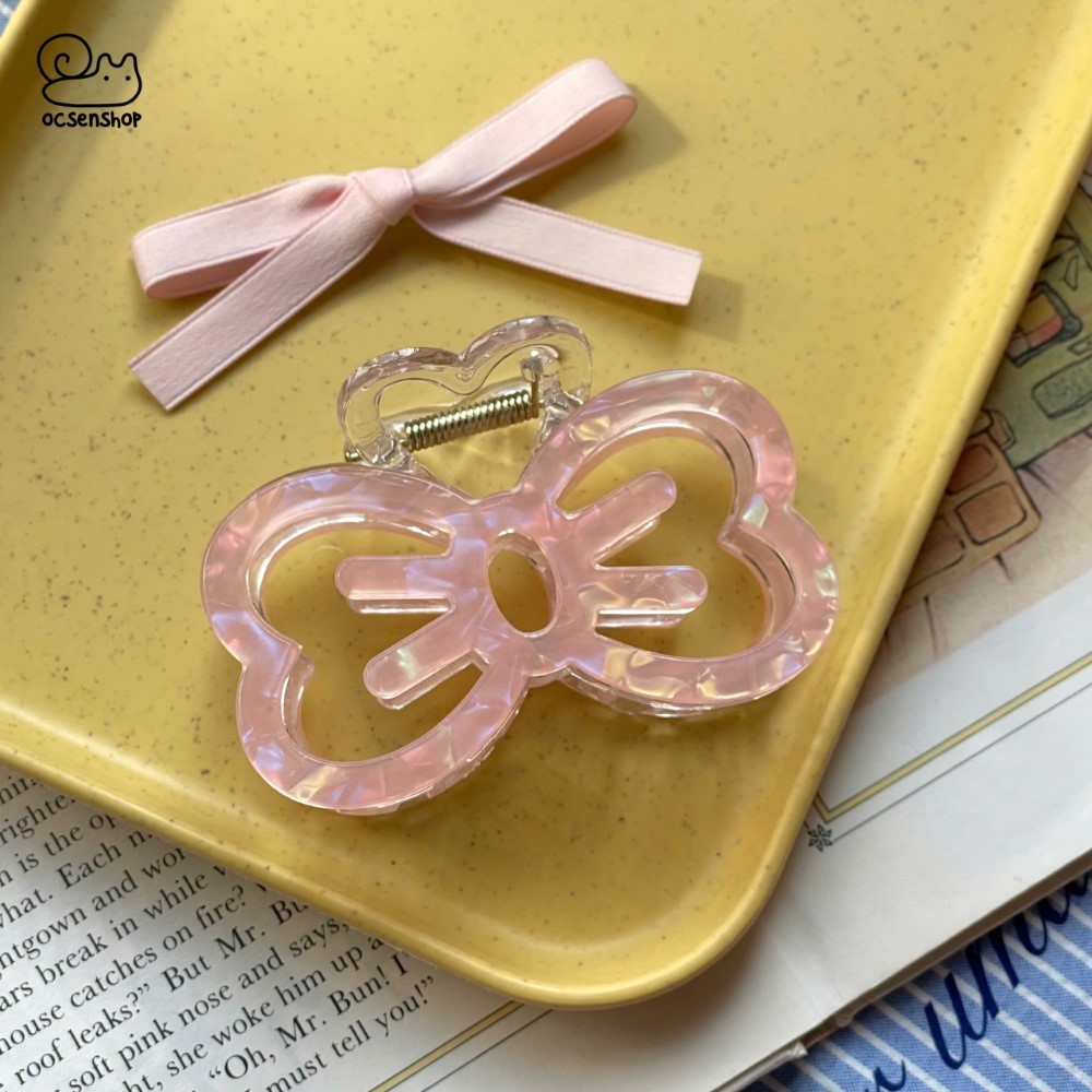 Kẹp càng cua Nơ xà cừ (8cm)