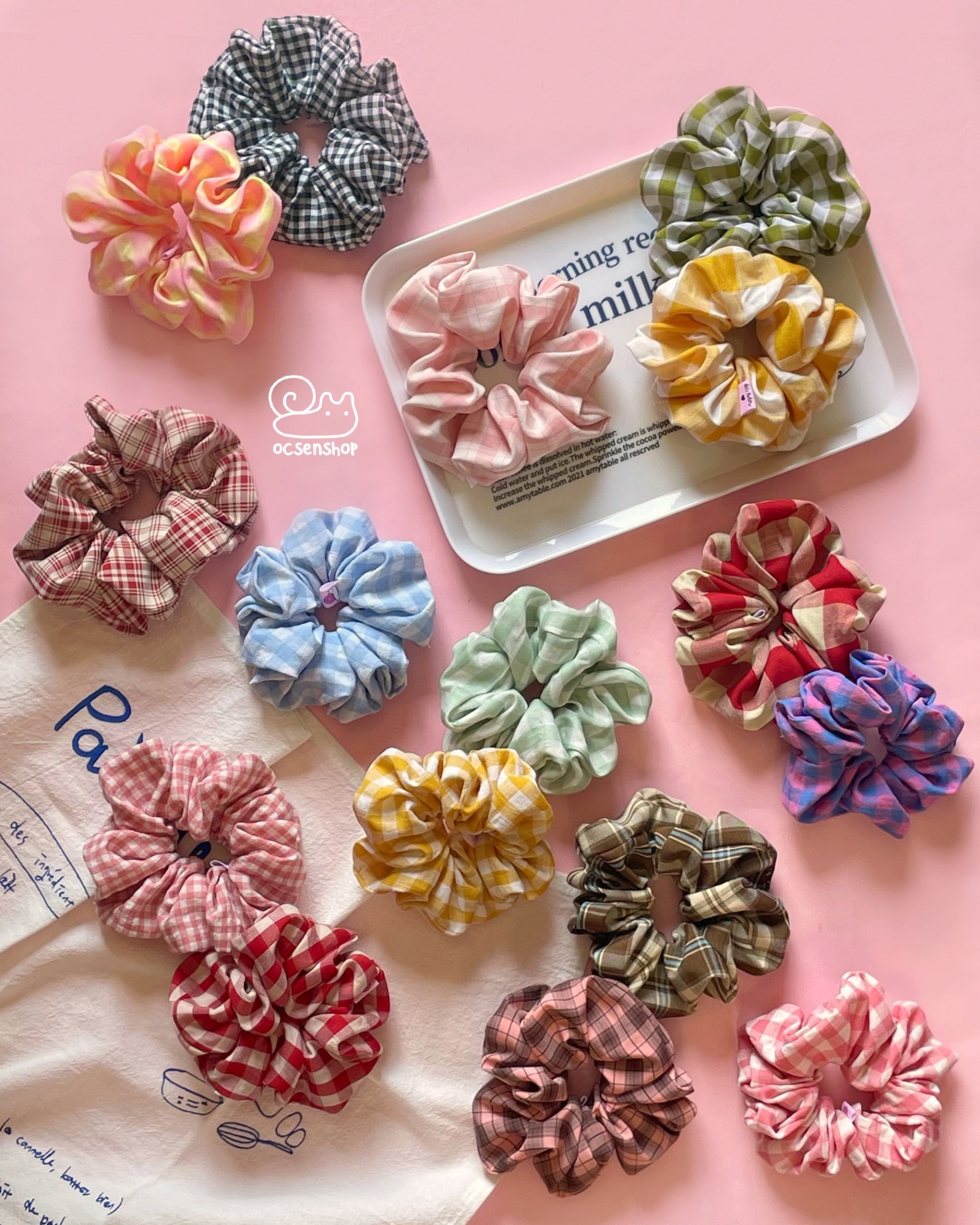 Scrunchie Ốc sên 25k