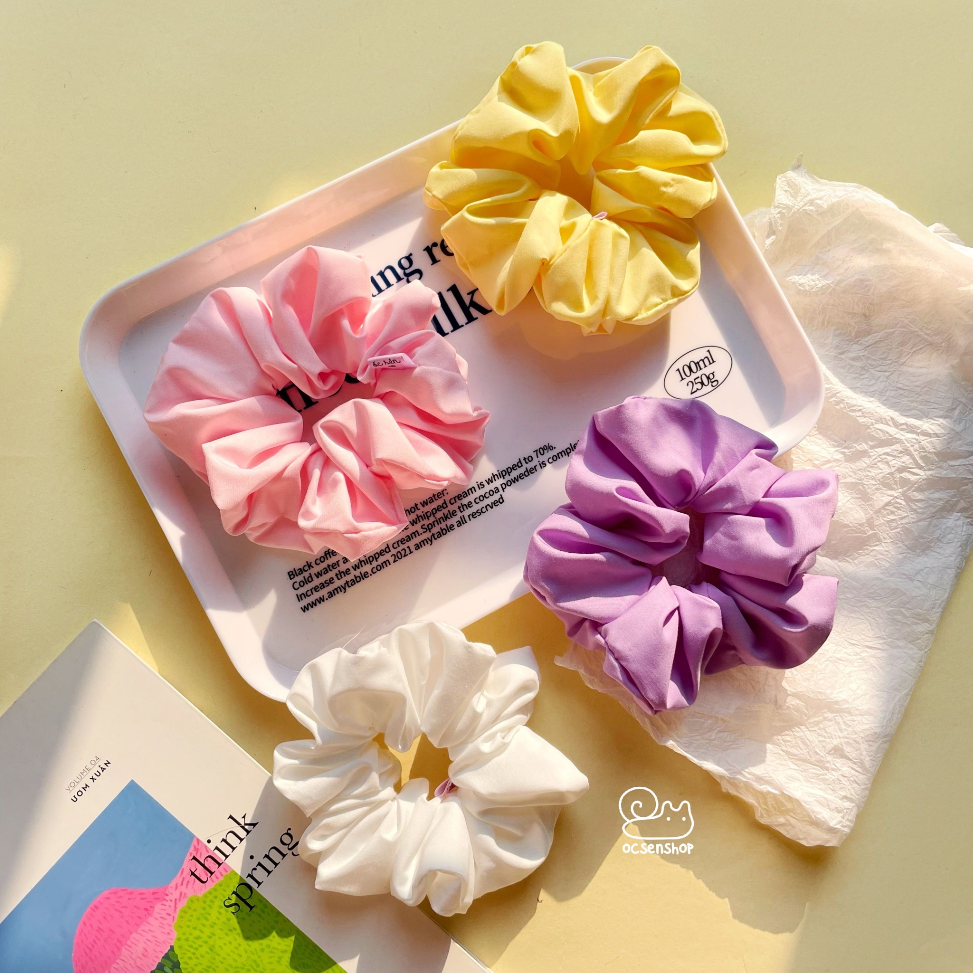 Scrunchie Ốc sên 25k