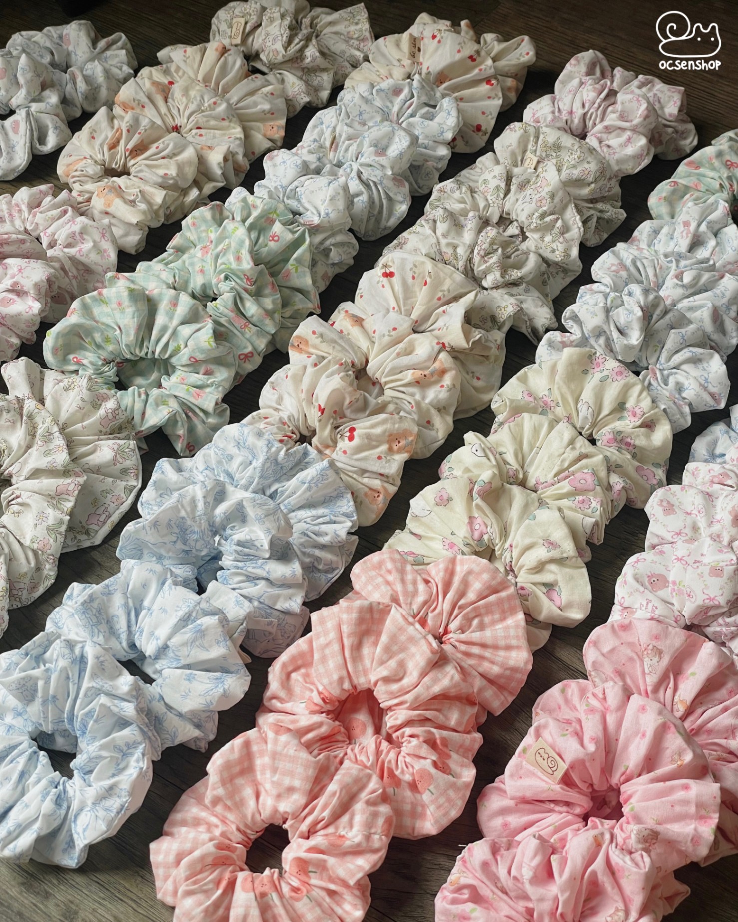 Scrunchie Ốc sên 25k
