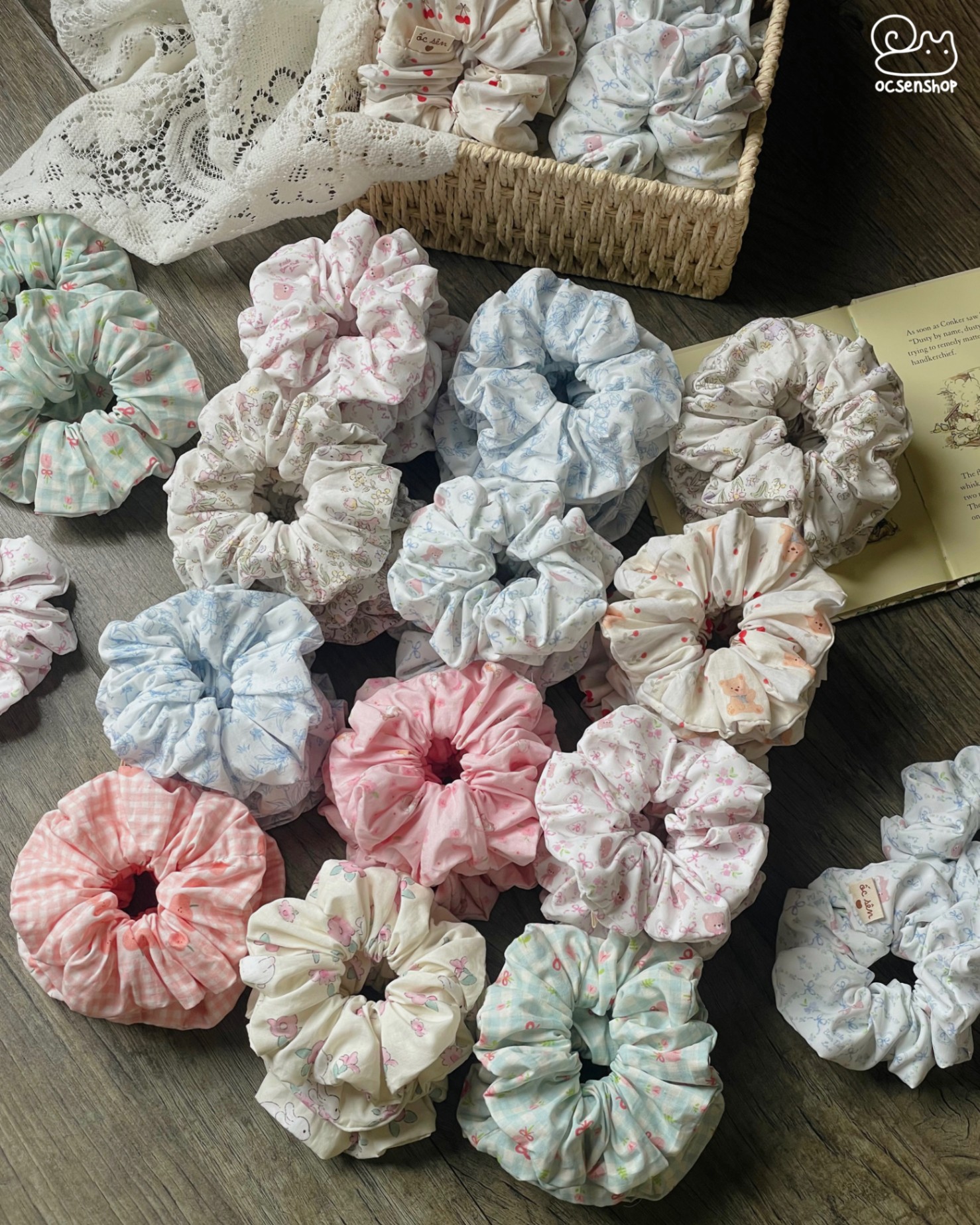 Scrunchie Ốc sên 25k