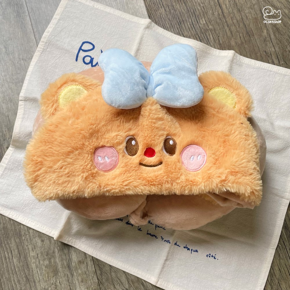 Gối kê cổ kèm mũ cartoon