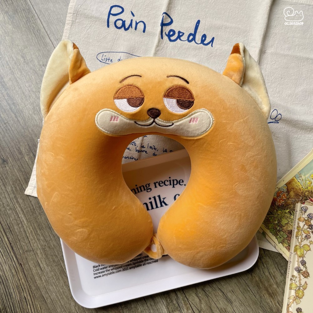 Gối kê cổ cúc bấm Cartoon