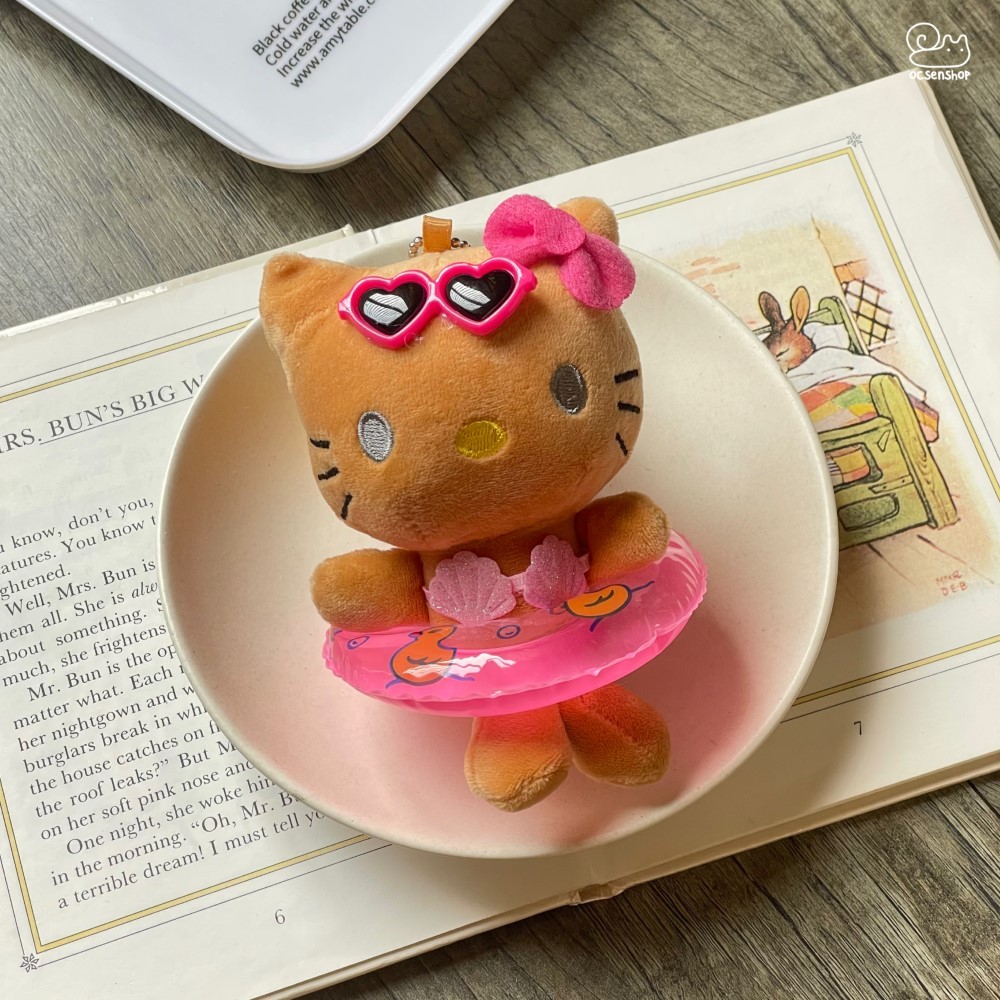 Móc khóa bông Hello Kitty summer (10cm)