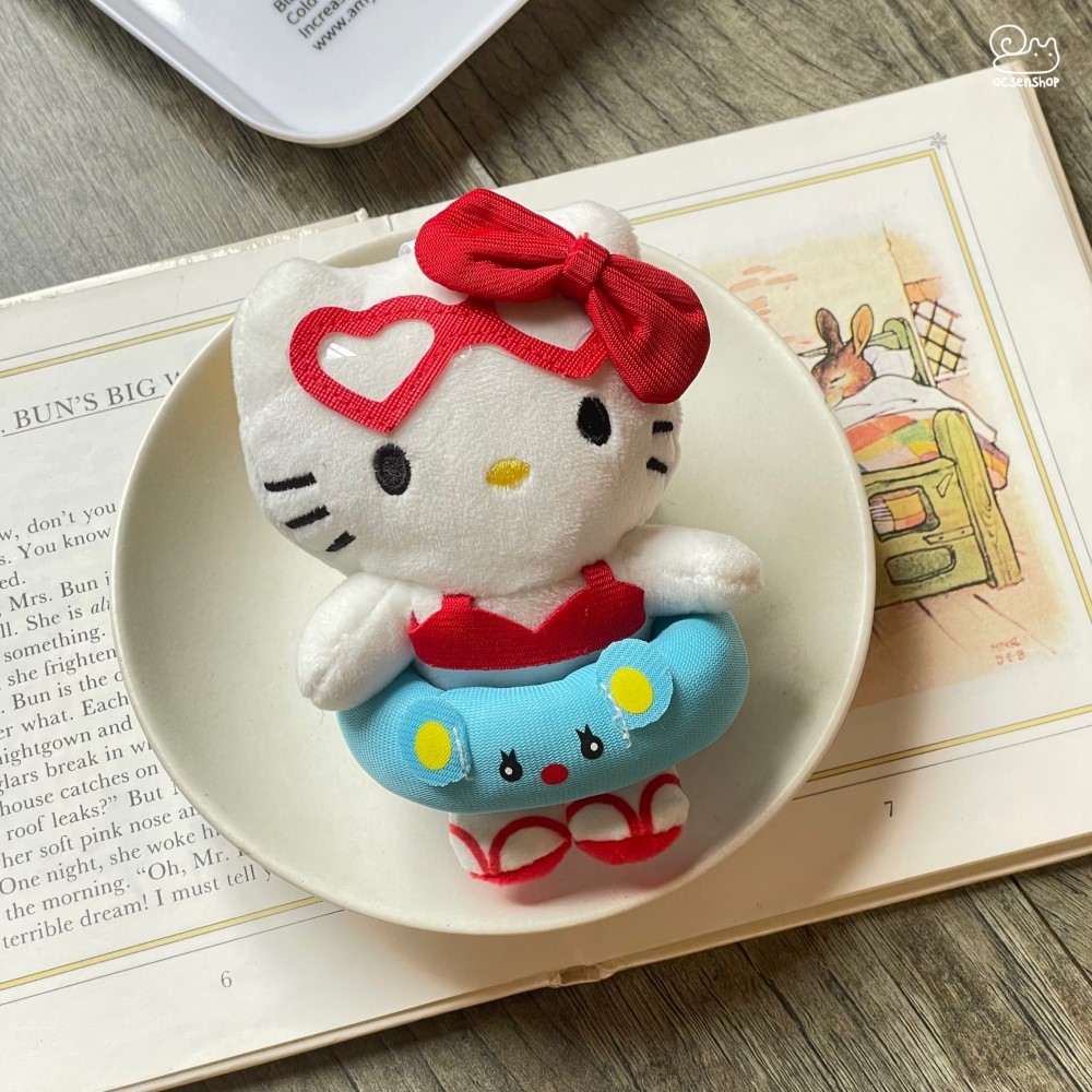 Móc khóa bông Hello Kitty summer (10cm)