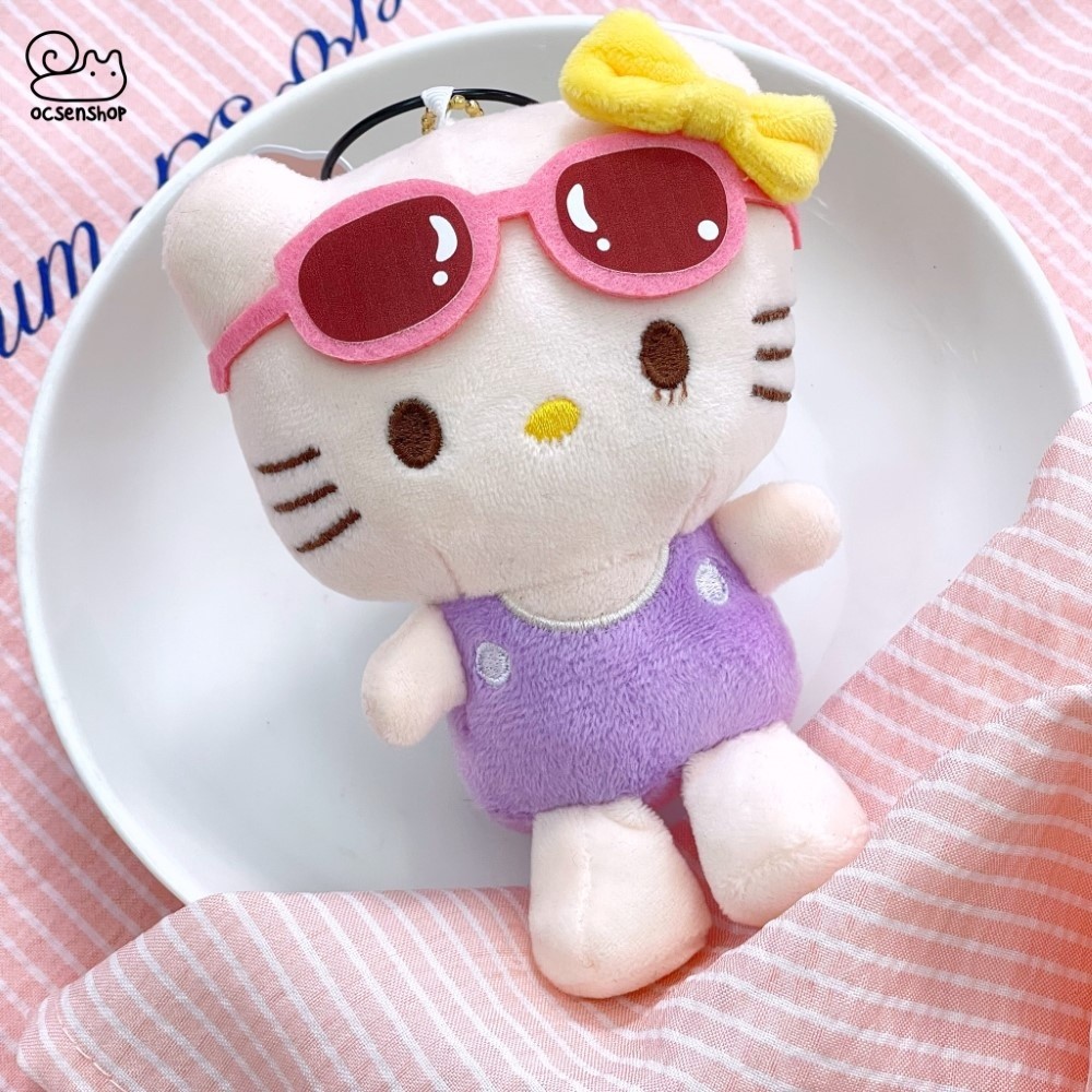 Móc khóa bông Hello Kitty summer (10cm)