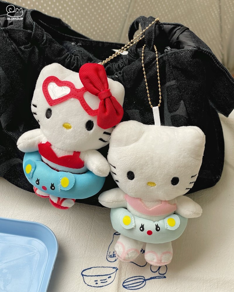Móc khóa bông Hello Kitty summer (10cm)