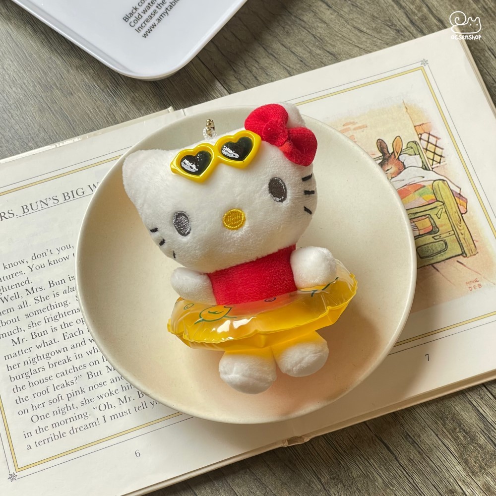 Móc khóa bông Hello Kitty summer (10cm)