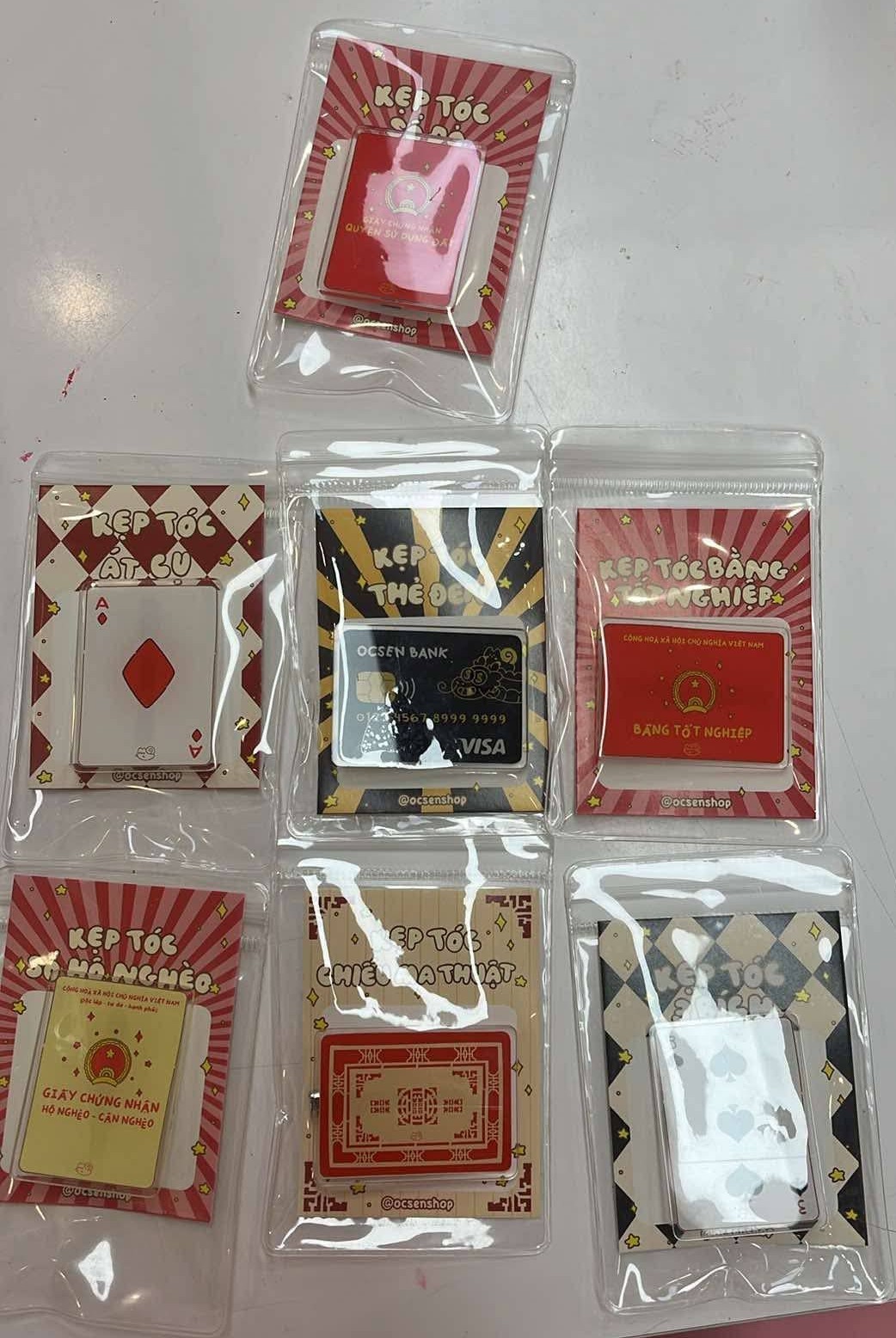 Kẹp tóc Ốc sên Acrylic