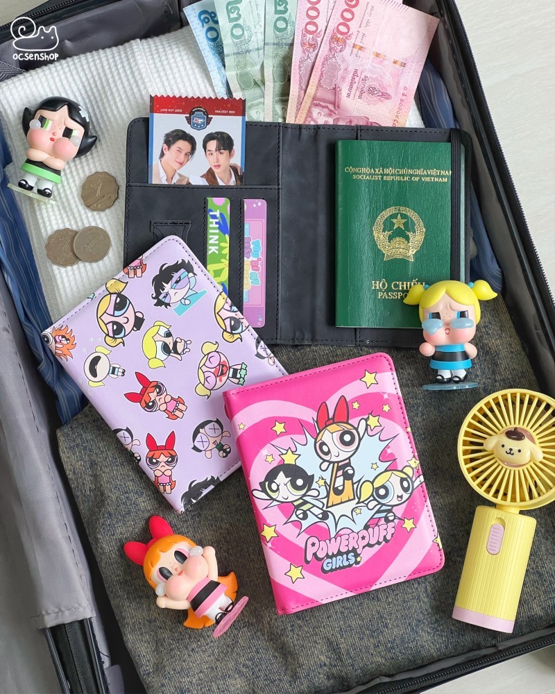 Vỏ passport Powerpuff girl