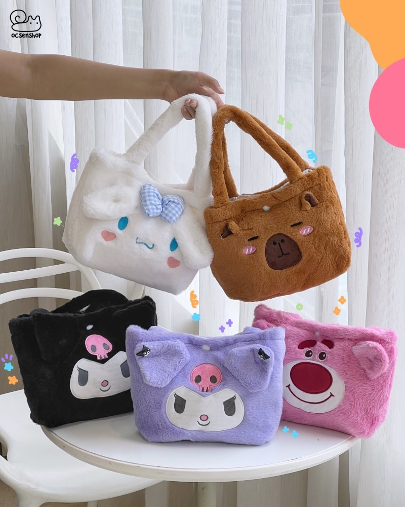 Túi lông mịn sanrio