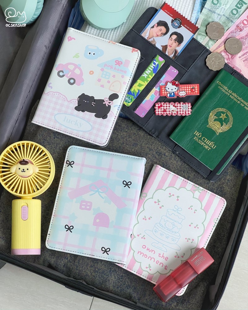 Vỏ passport hình cute