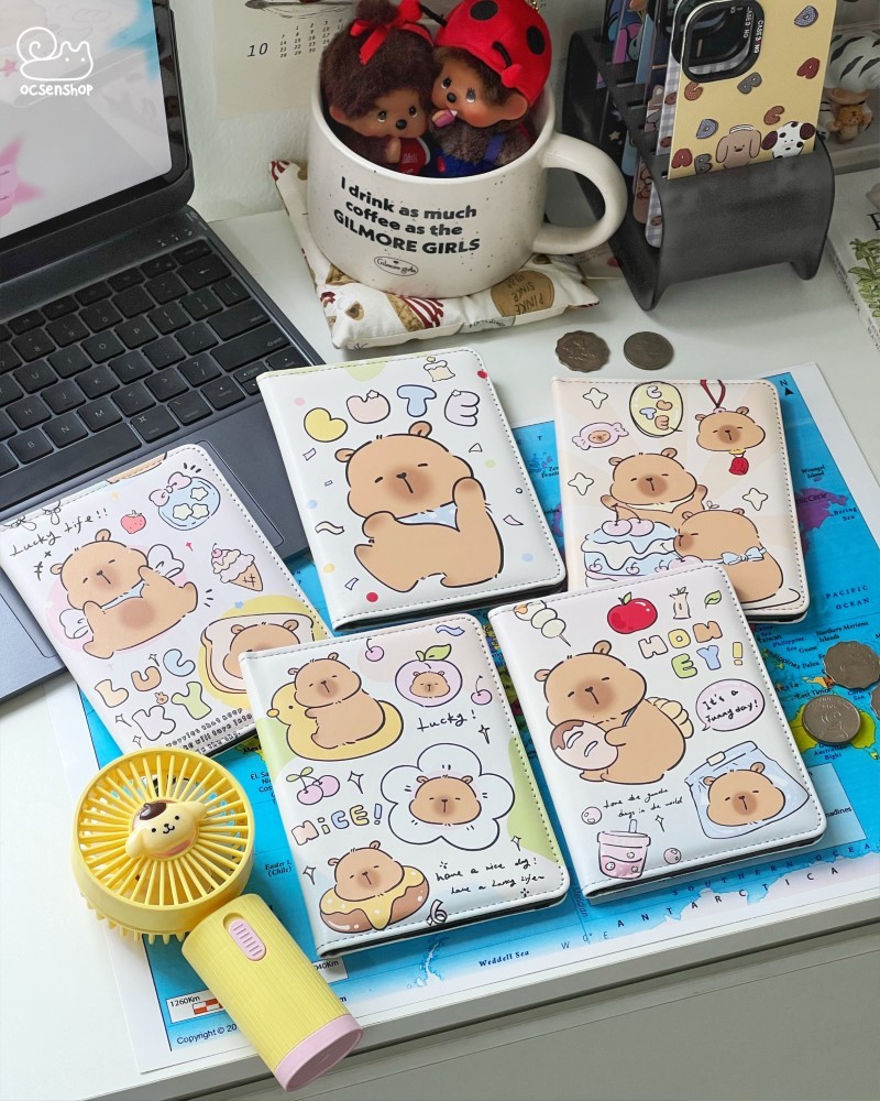 Vỏ passport Capybara