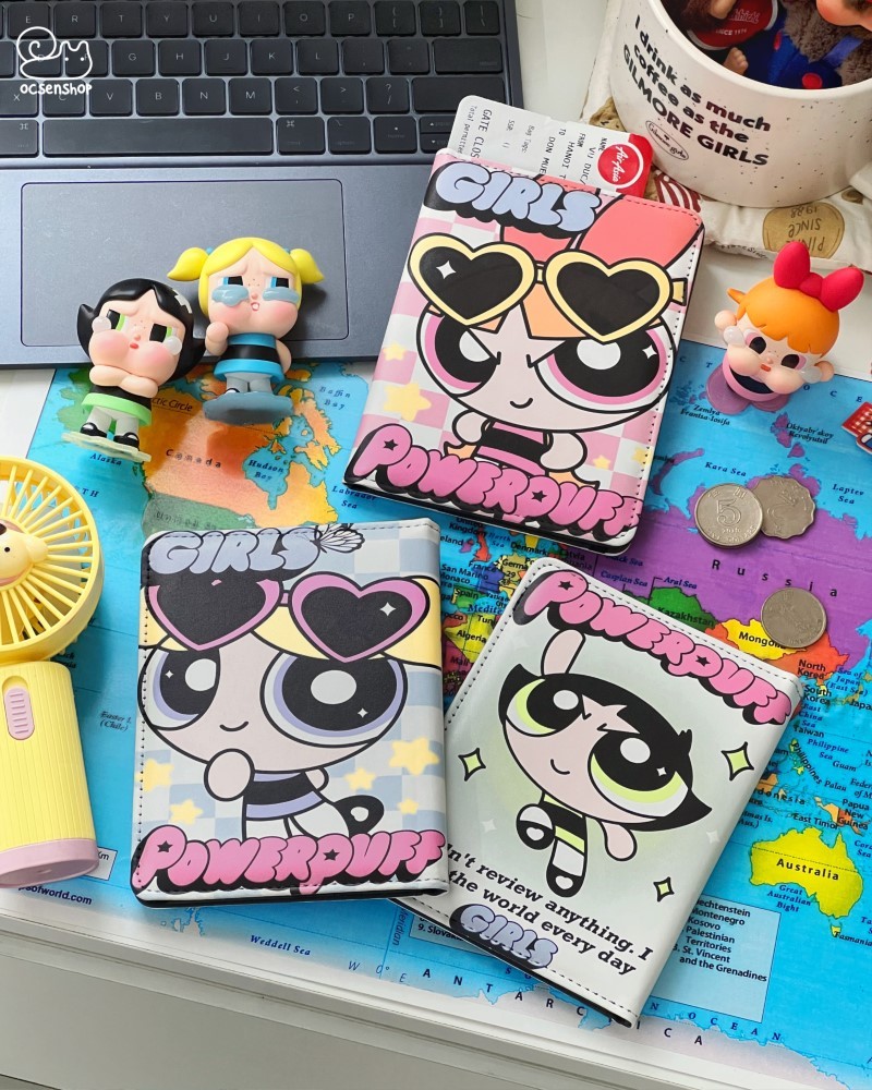 Vỏ passport Powerpuff girl