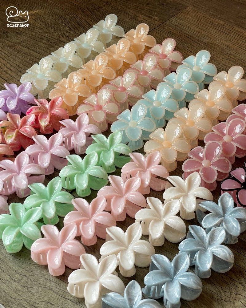 Kẹp càng cua hoa sứ Marble (8cm)