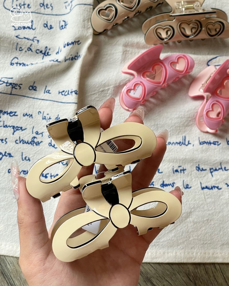 Kẹp càng cua Nơ ngược (8cm)
