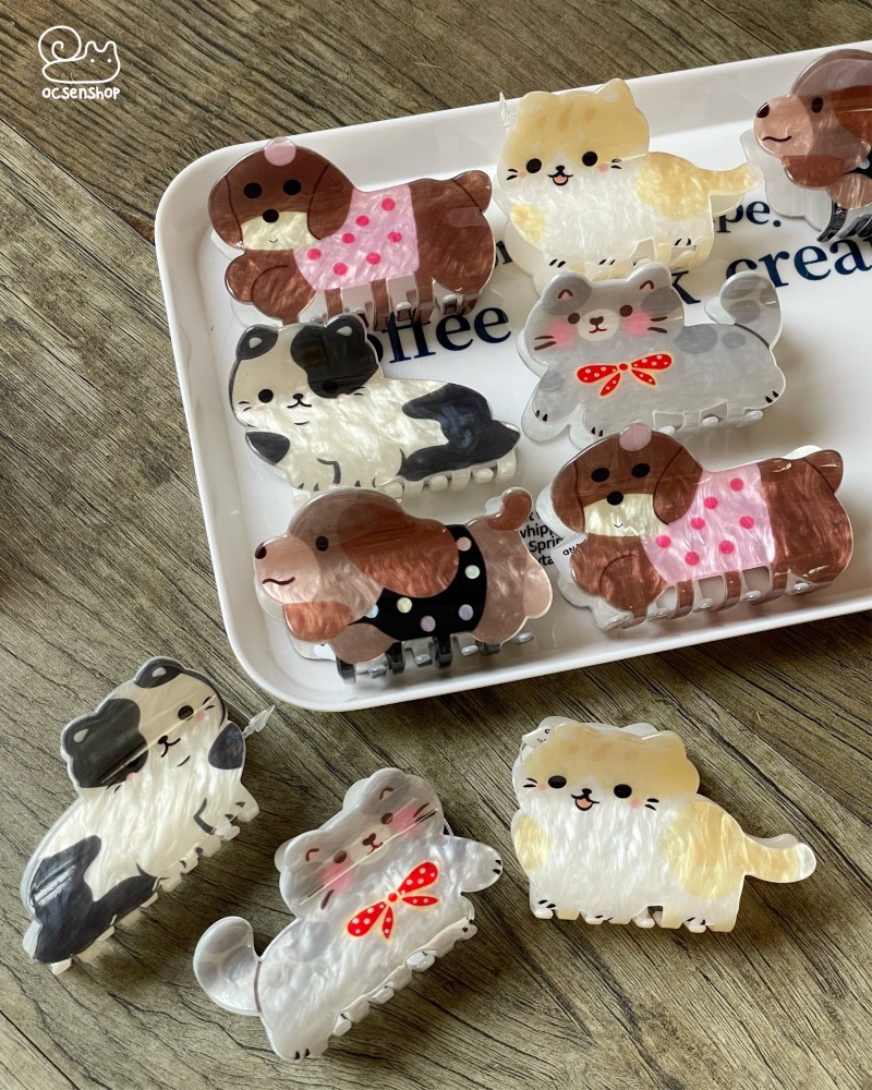 Kẹp càng cua Cún mèo (5cm)
